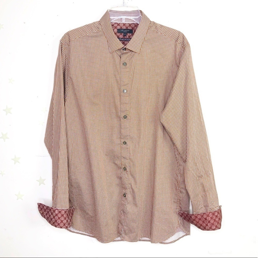 TED Baker London men’s button down shirt